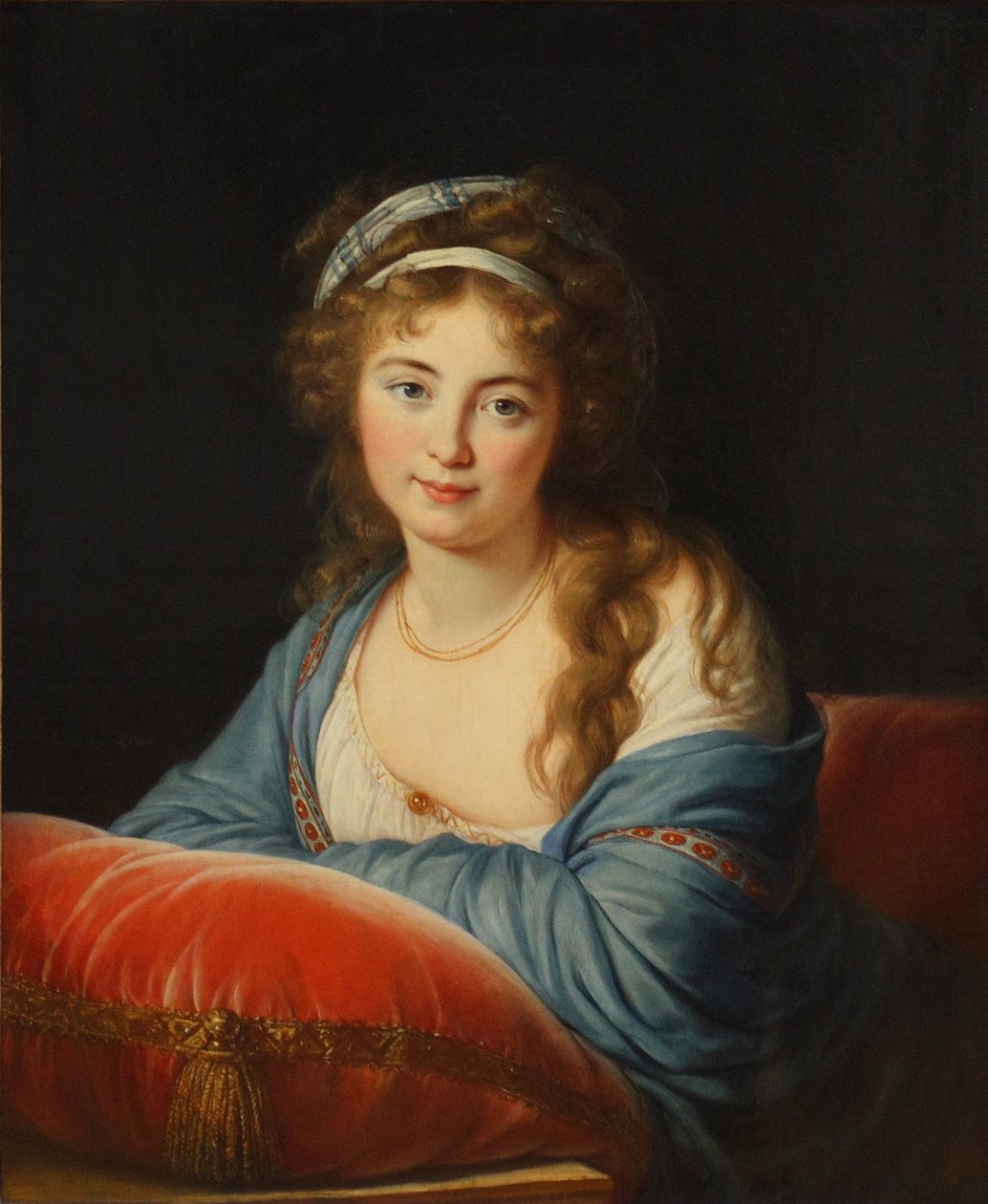 Portræt af grevinde Yekaterina Skavronskaya, født von Engelhardt 1761-1829, 1796 af Elisabeth Louise Vigee Lebrun