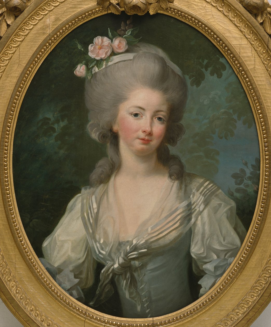 Portræt af Ernestine-Frederique, prinsesse af Croy. af Elisabeth Louise Vigee Lebrun