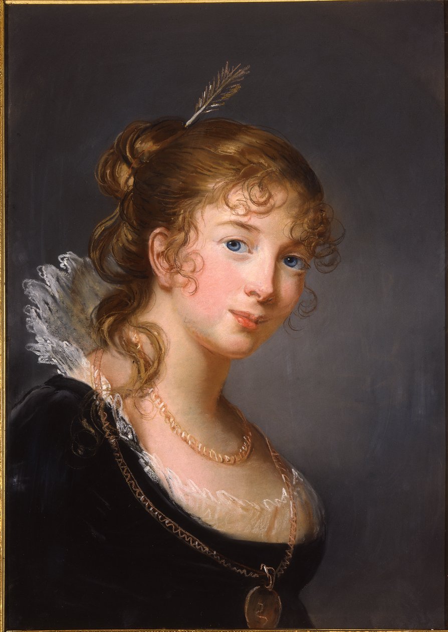 Portræt af Louisa, prinsesse Radziwill af Elisabeth Louise Vigee Lebrun