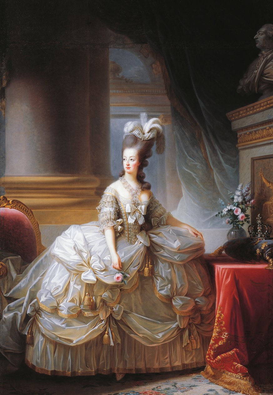 Portræt af Marie Antoinette (Wien af Elisabeth Louise Vigee Lebrun