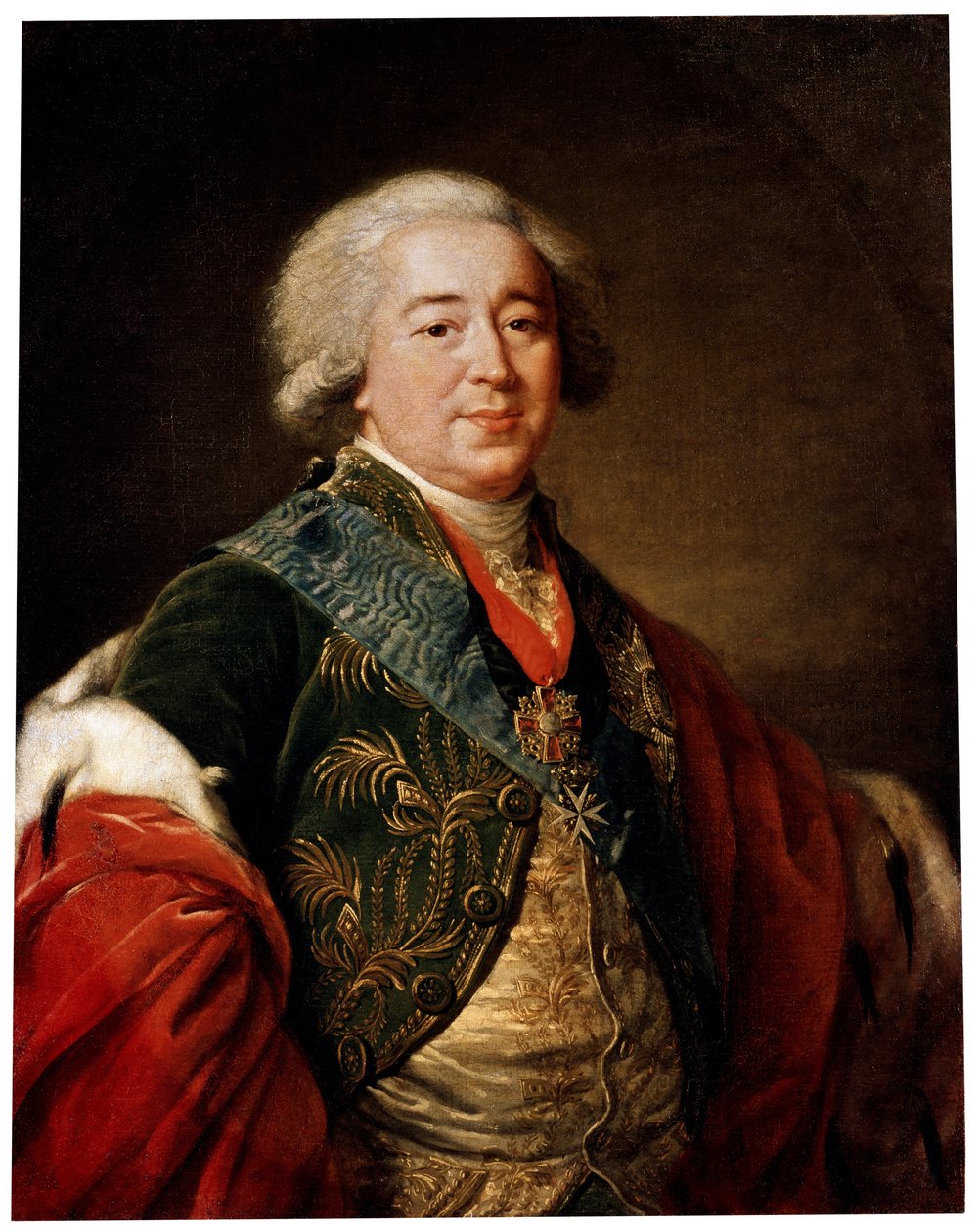 Portræt af vicekansler prins Alexander Kurakin, 1797 af Elisabeth Louise Vigee Lebrun