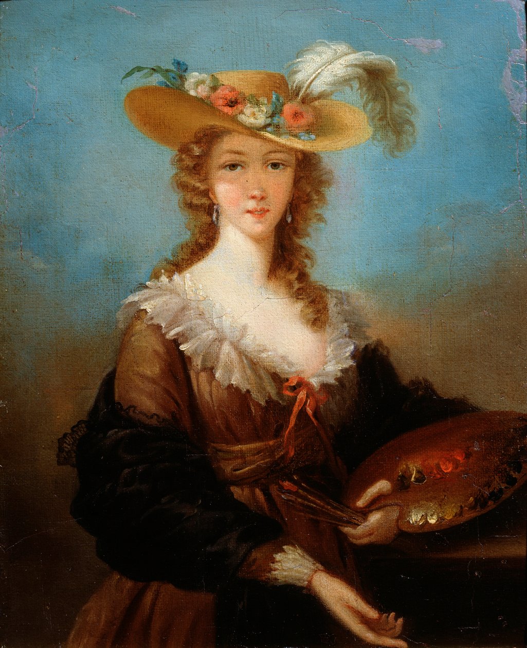 Selvportræt, 1782 af Elisabeth Louise Vigee Lebrun