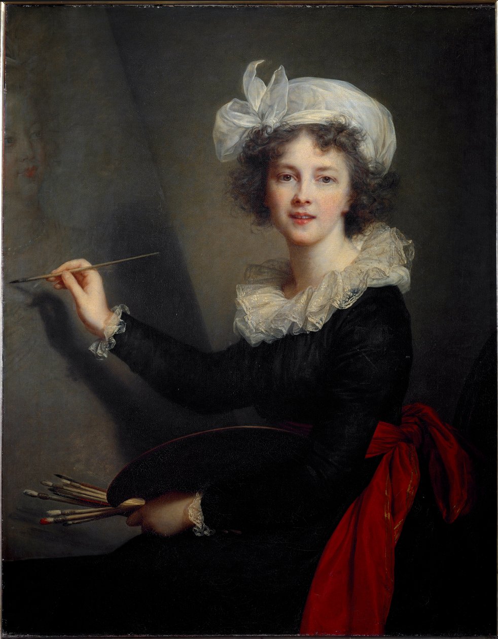 Selvportræt, ca. 1791 (olie på lærred) af Elisabeth Louise Vigee Lebrun