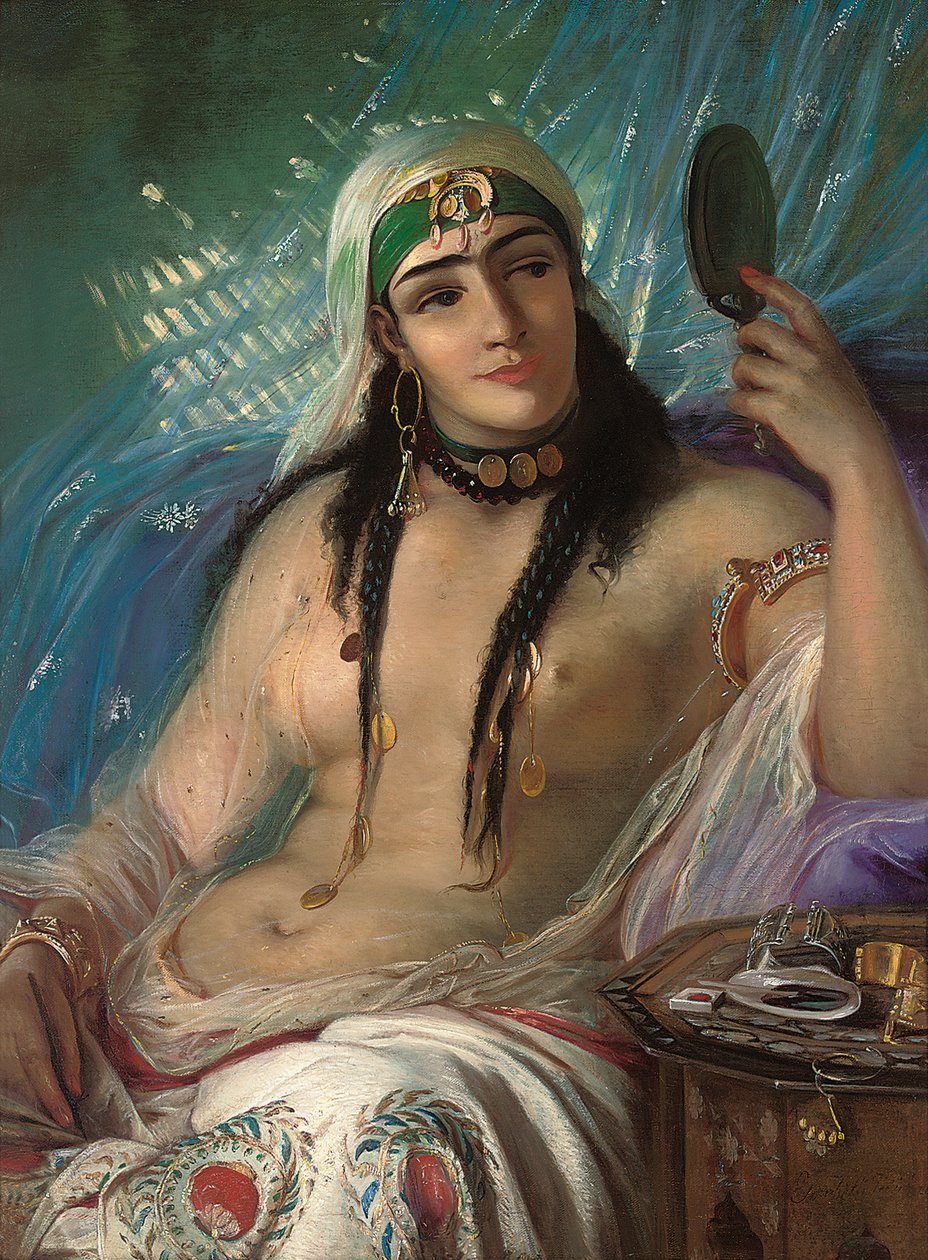 Odalisque af Elisabeth Maria Anna Jerichau Baumann