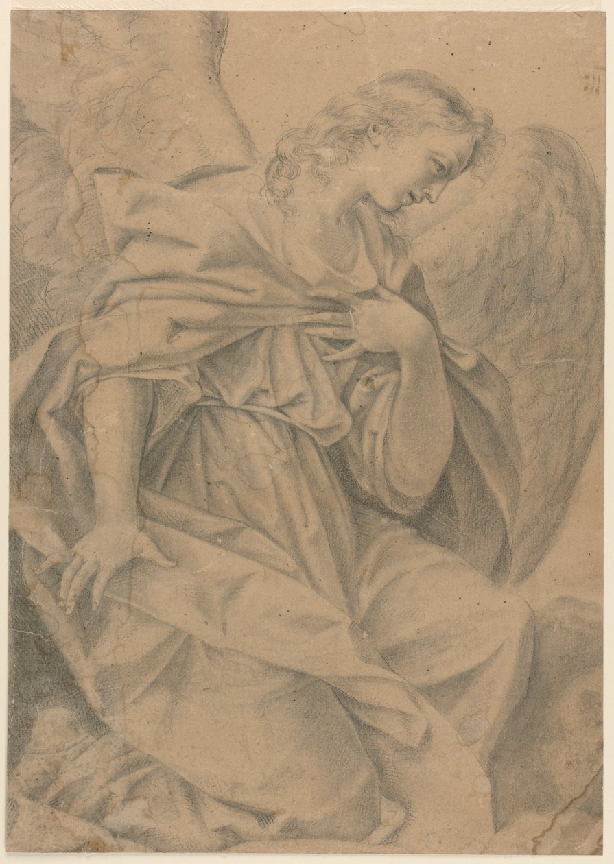 En knælende engel af Elisabetta Sirani