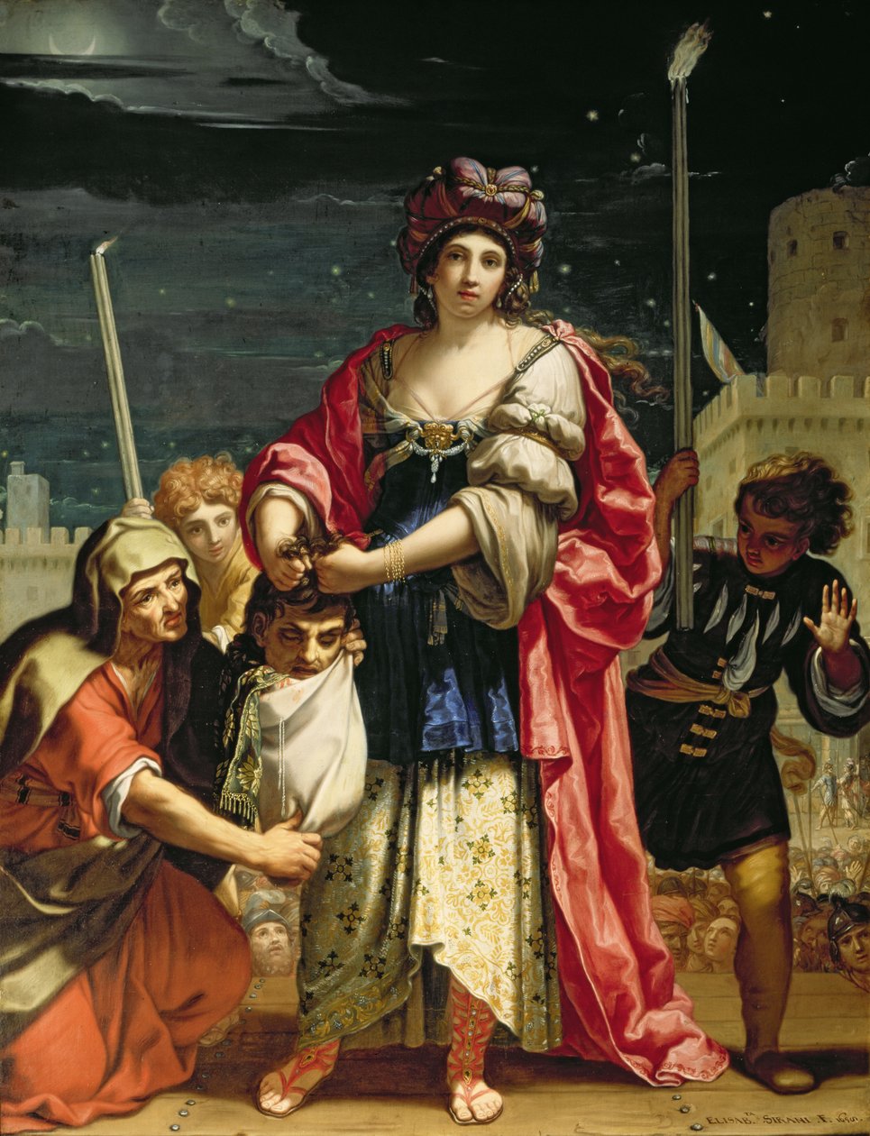 Judith med hovedet af Holofernes af Elisabetta Sirani