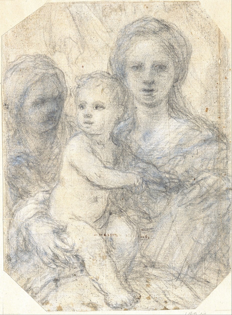 Madonna og barn af Elisabetta Sirani
