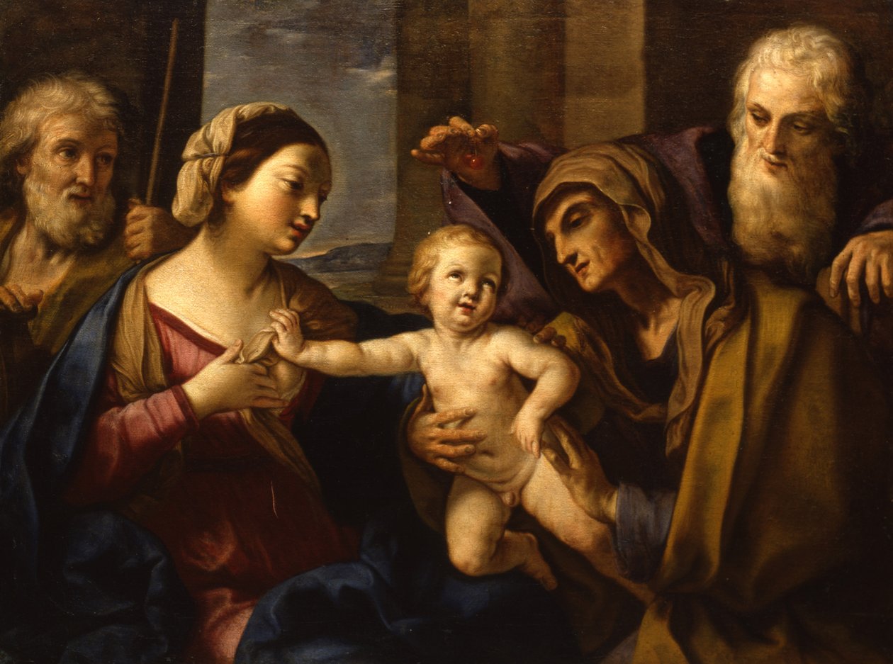 Den hellige familie af Elisabetta Sirani
