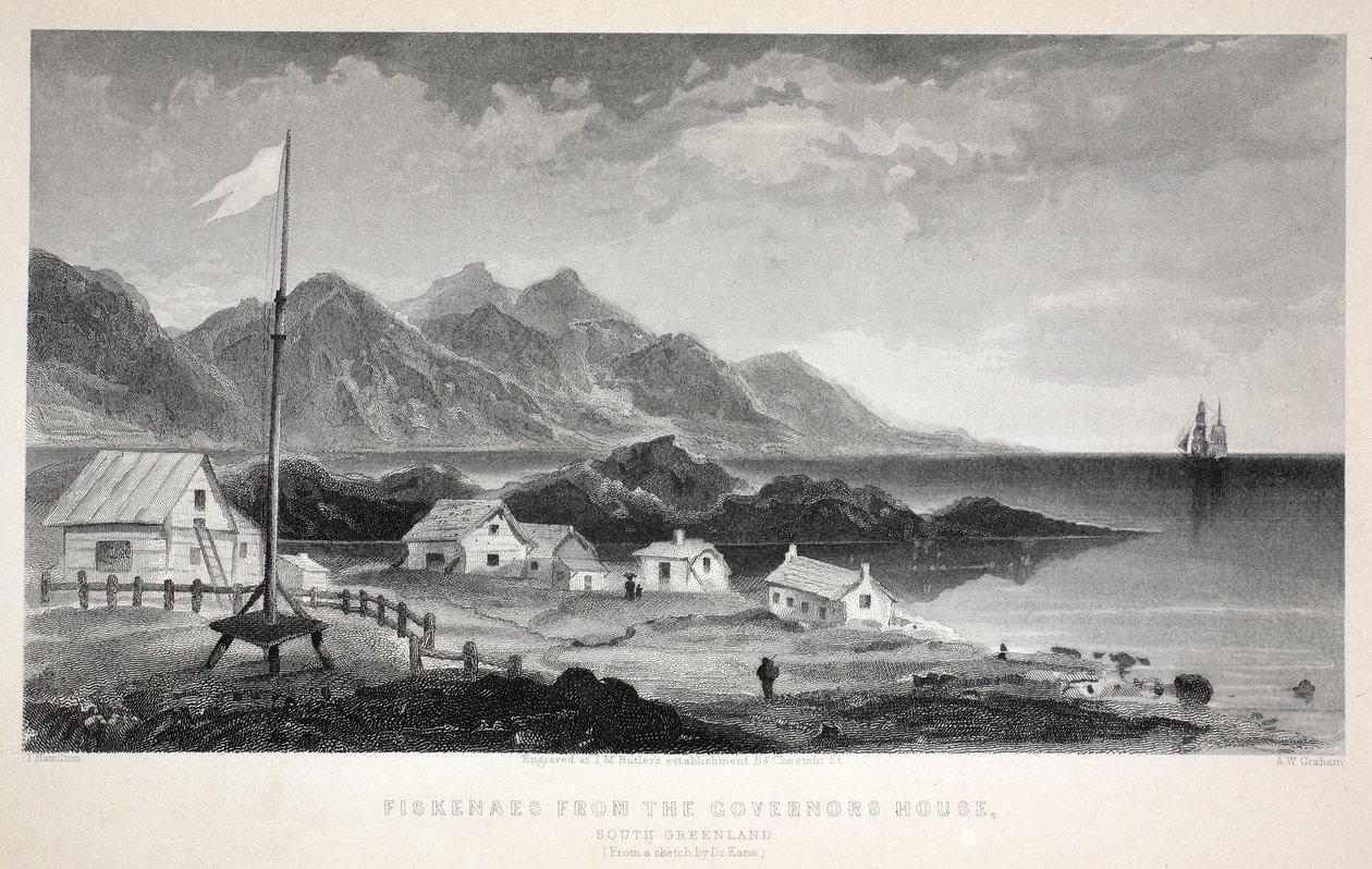 Fiskenaes fra guvernørens hus, illustration fra 