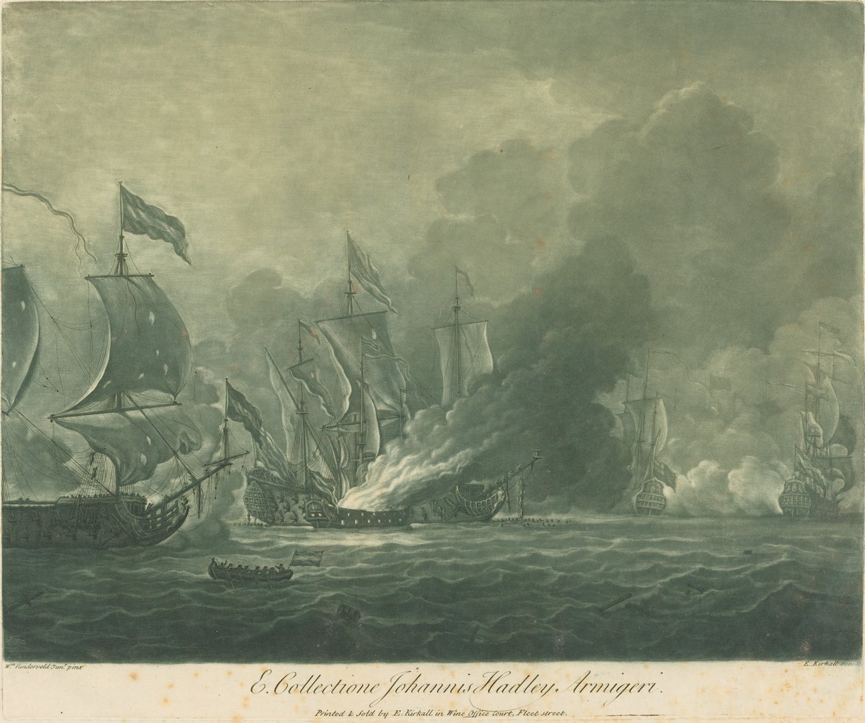 Forsendelsesscene fra John Hadleys samling, 1720