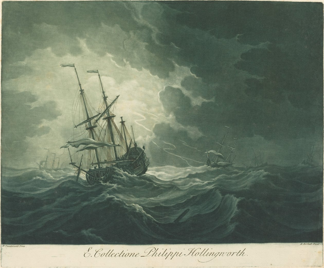 Forsendelsesscene fra samlingen af Philip Hollingworth, 1720