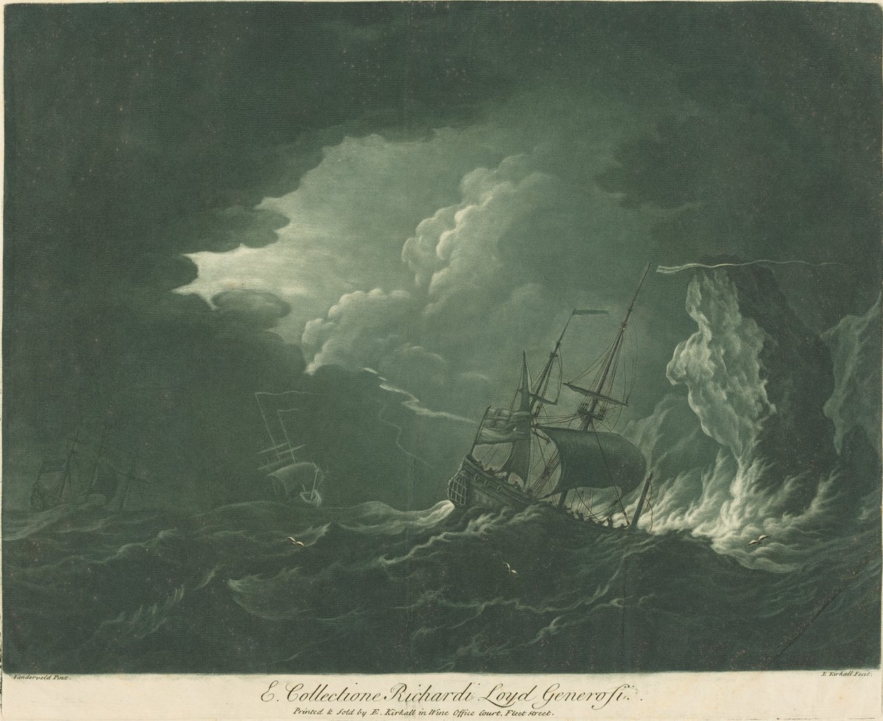 Forsendelsesscene fra samlingen af Richard Lloyd, 1720