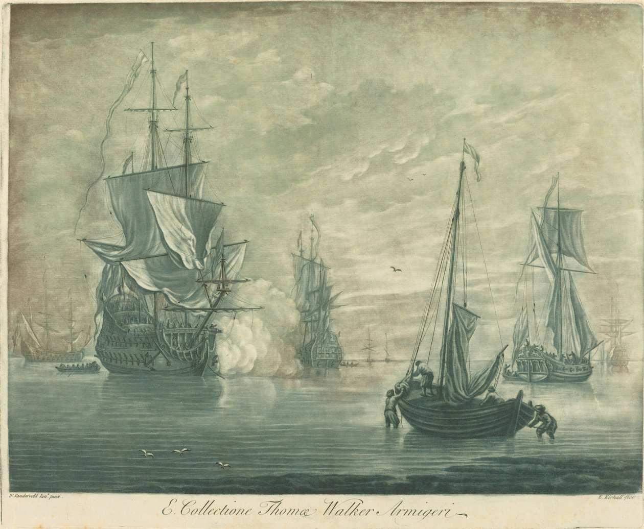 Forsendelsesscene fra Thomas Walkers samling, 1720