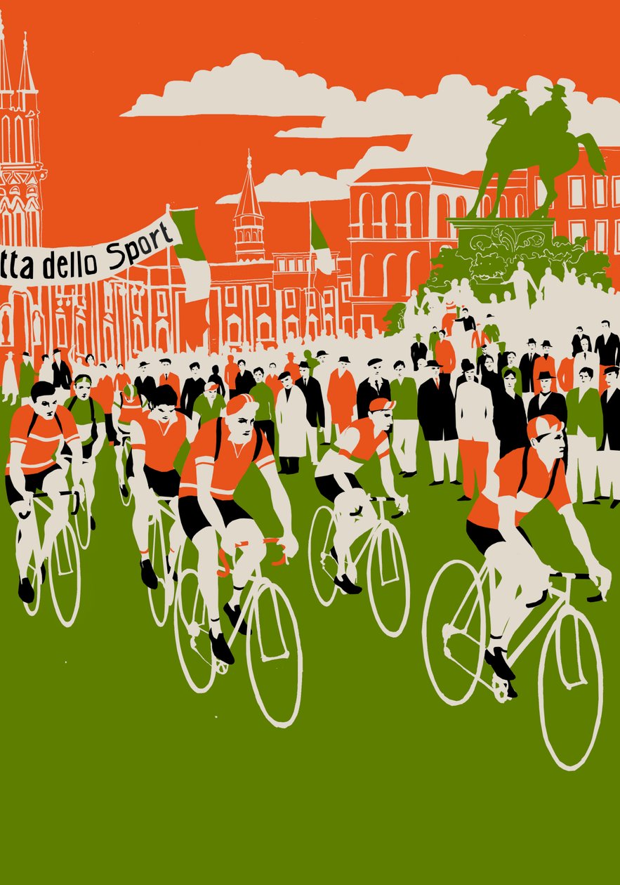 Giro, 2013 (screen print) af Eliza Southwood