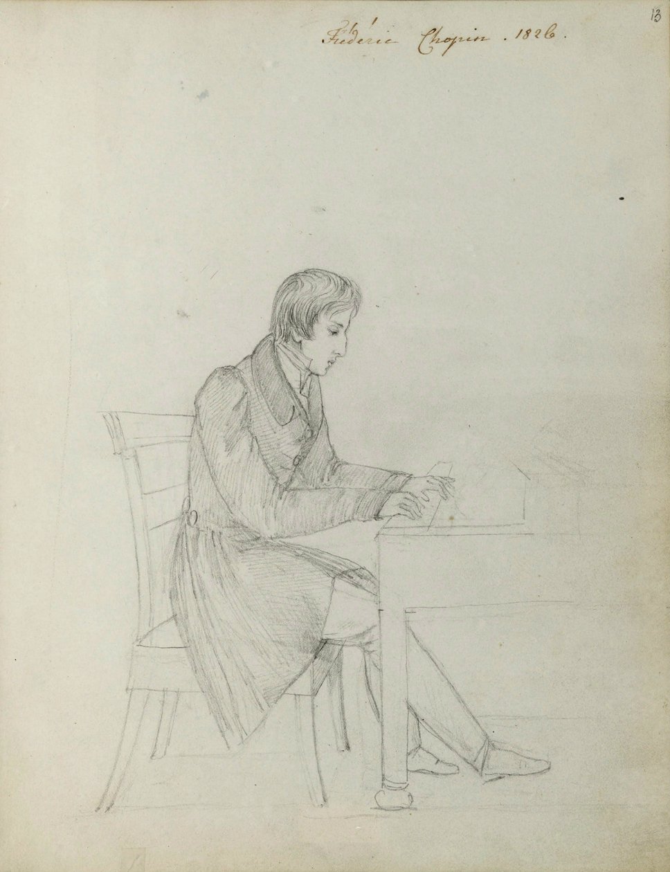 Fryderyk Chopin ved klaveret af Eliza Radziwiłłówna