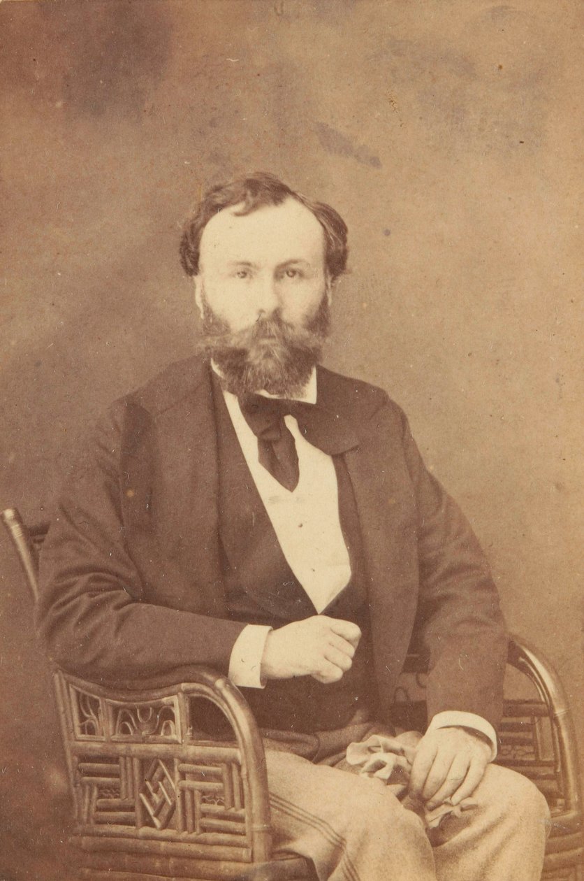 Portræt af Gustave Moreau 1826-1898, 1874. af Éliza de Romilly