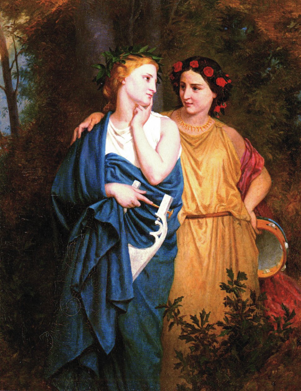 Philomena og Procne af Elizabeth Jane Gardner Bouguereau