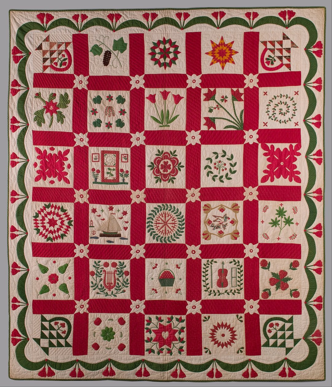 Album Quilt af Elizabeth Sanford Jennings Hopkins