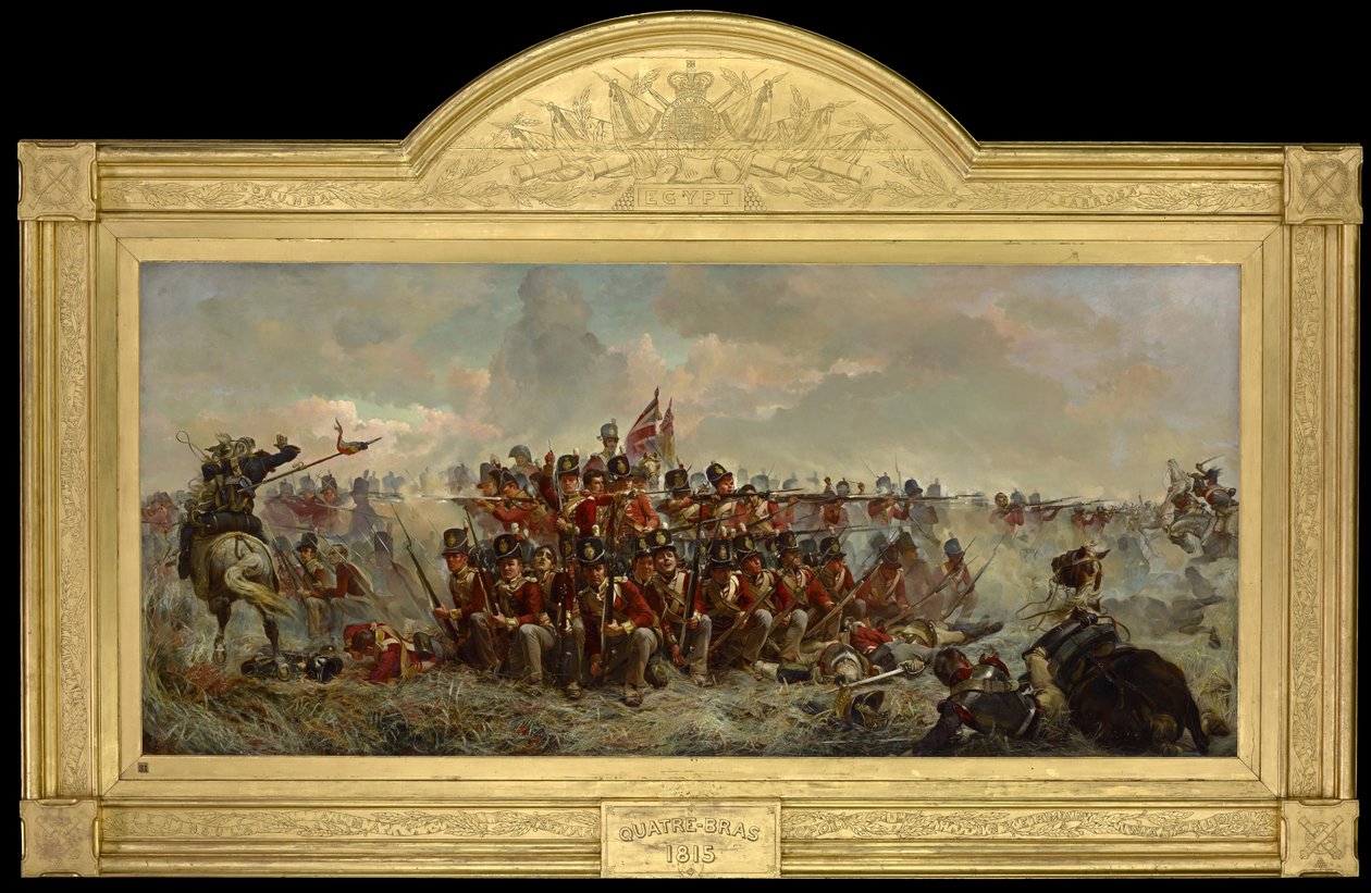 28. Regiment ved Quatre Bras af Elizabeth Thompson