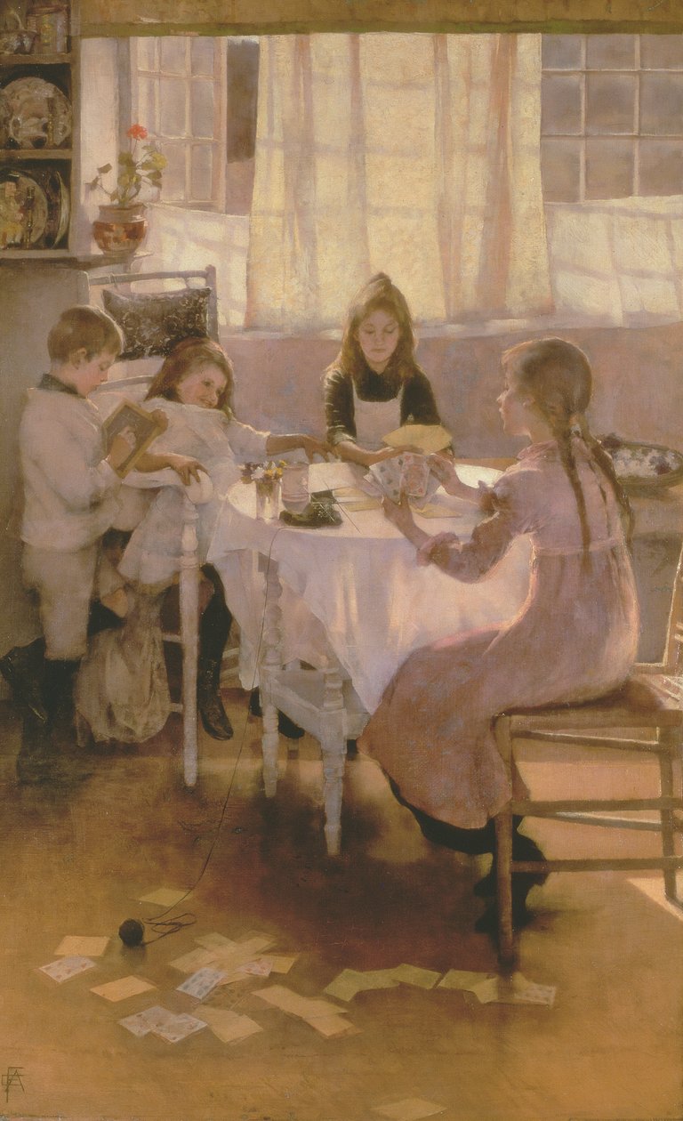 Et spil med Old Maid af Elizabeth Adela Stanhope Forbes
