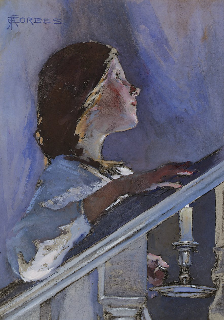 Godnat, ca. 1890 af Elizabeth Adela Stanhope Forbes