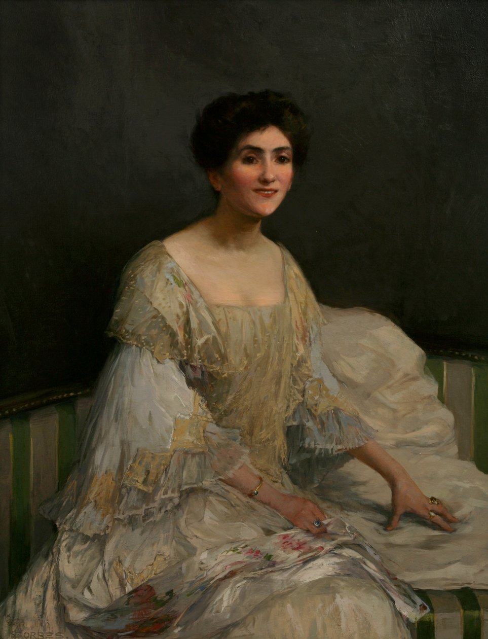 Bruden (Lady Forbes), ca. 1889 af Elizabeth Adela Stanhope Forbes