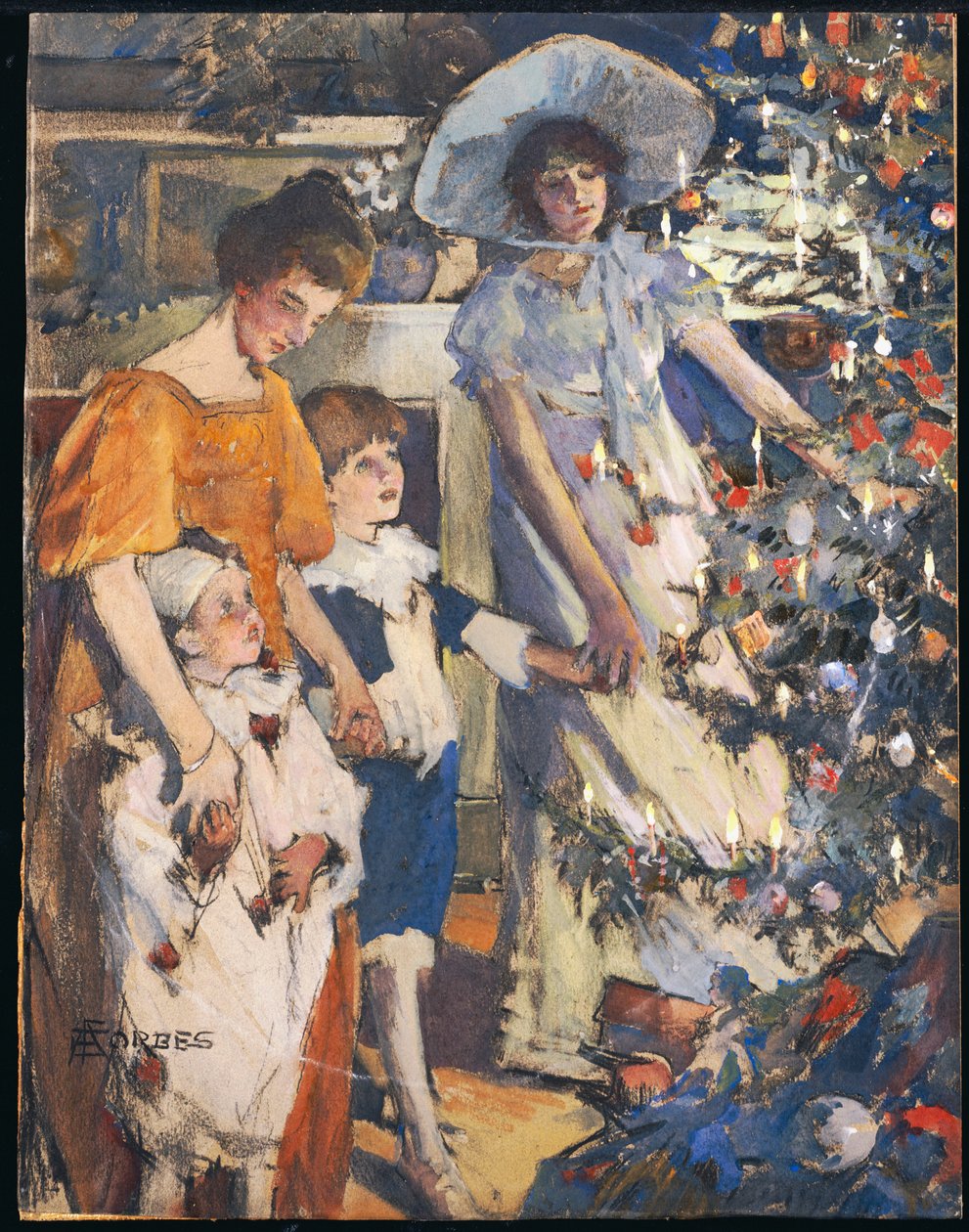 Juletræet af Elizabeth Adela Stanhope Forbes