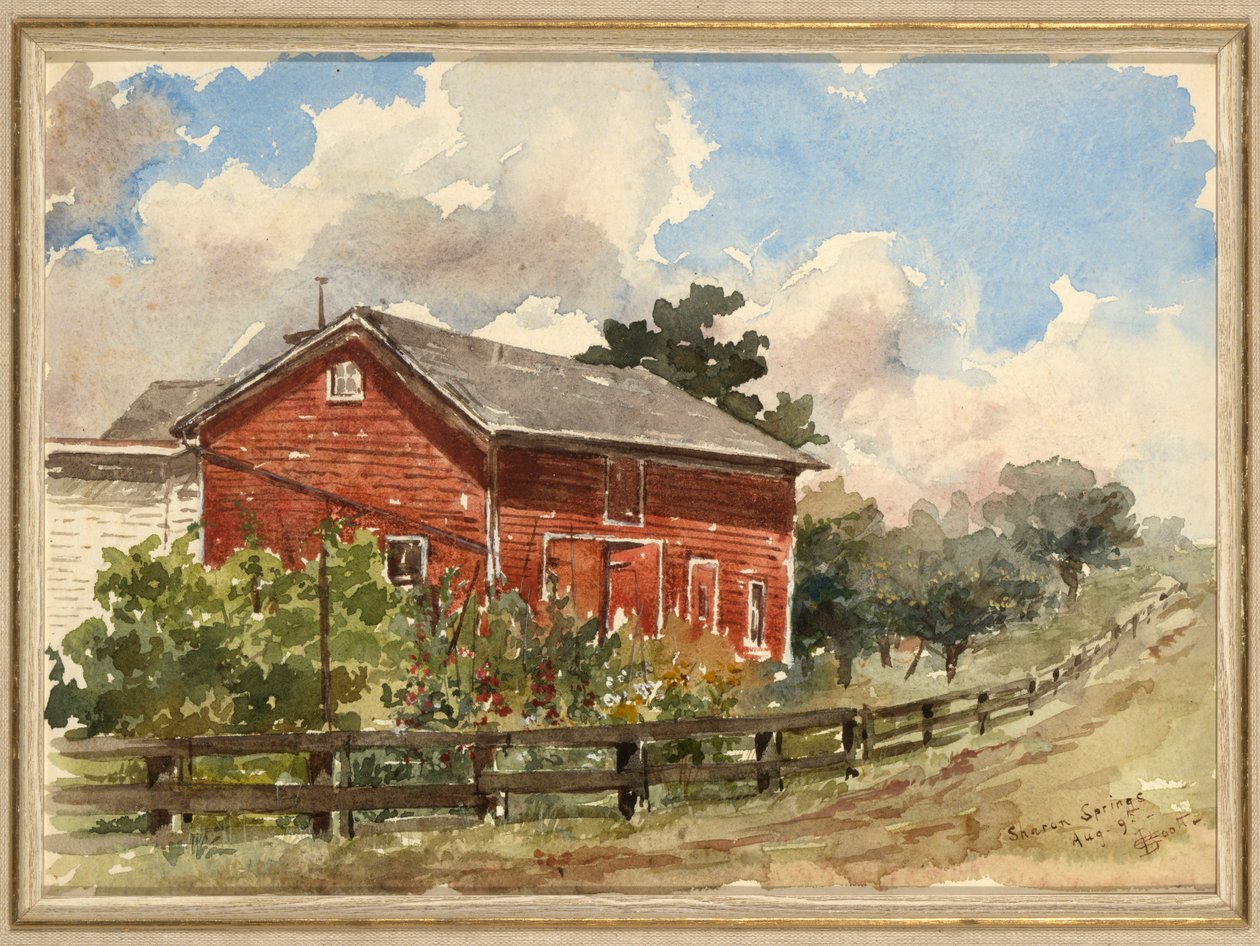 Sharon Springs, 1883. af Elizabeth Boott Duveneck