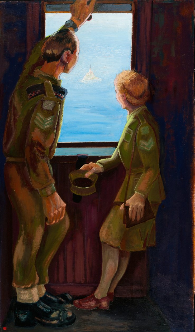 Holy Island fra LNER, 1943 af Elizabeth Browning