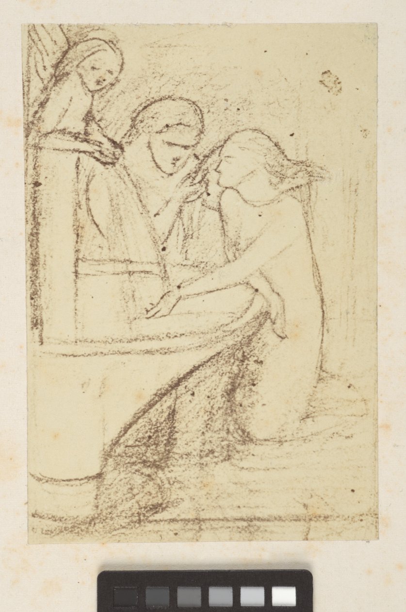 Design og skitser af Elizabeth Eleanor (1834-62) Siddal