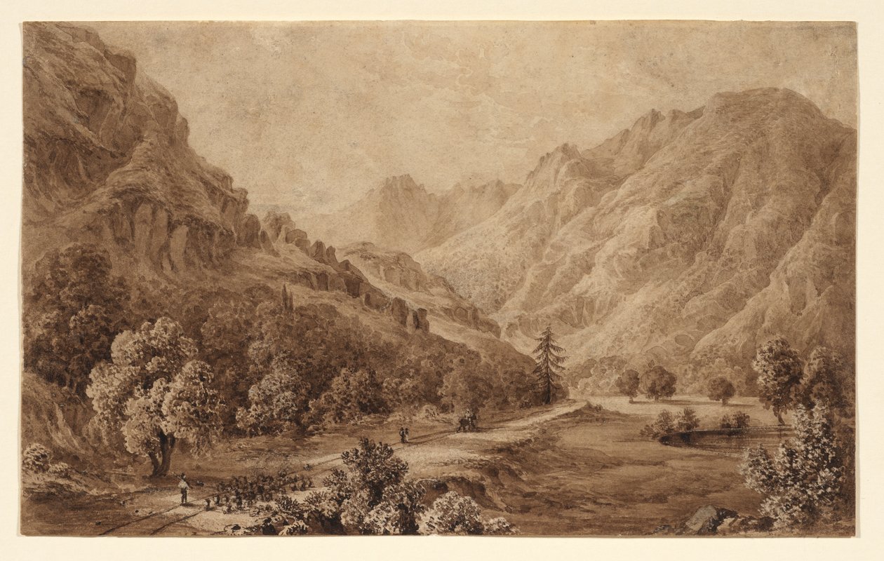 Simplon Road mellem Baveno og Gravellona af Elizabeth Frances Batty
