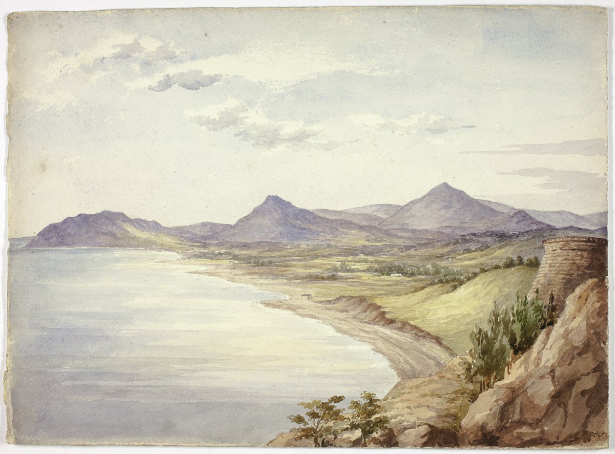 Victoria Castle og Val of Shanganagh, Dun Laoghaire af Elizabeth Murray