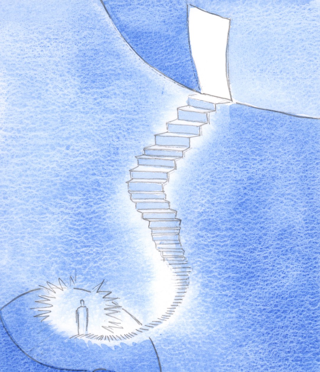 A Stairway to Heaven: Det var Kristus, der bød mig velkommen ved starten af den lange 