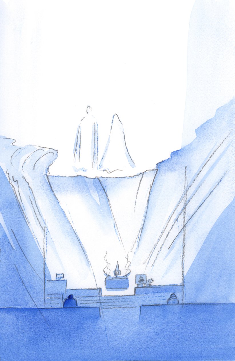 Kristus og hans Hellige Moder er meget tæt på os alle under vores Novena og Benediction - for at trøste os og høre vores bønner, 2002 (w/c på papir) af Elizabeth Wang