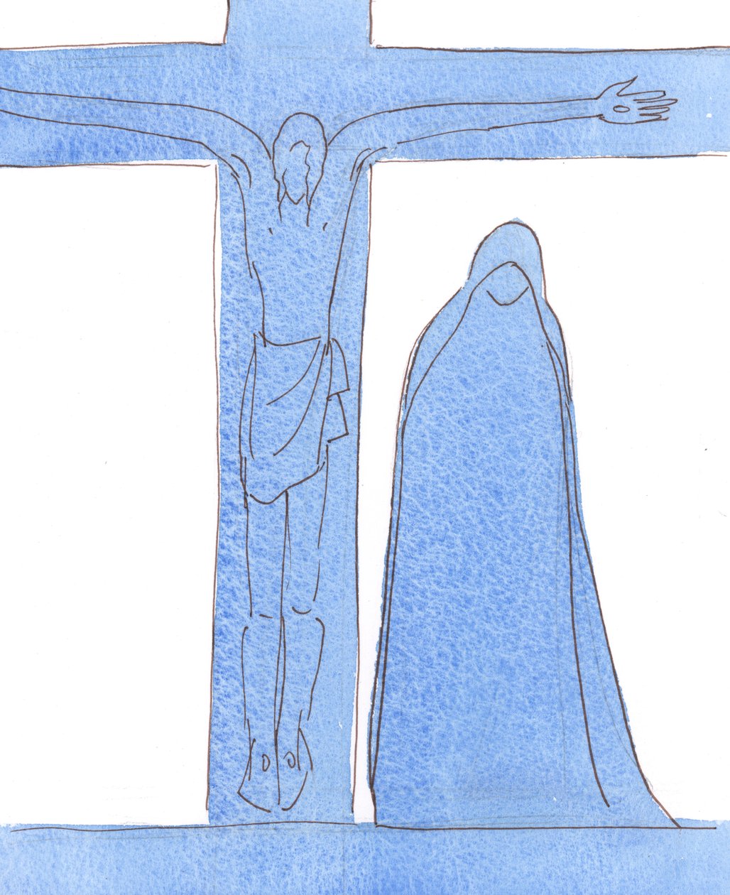 Vor Frue af sorger: Vor Velsignede Frue viste ærbødighed for Gud i kærlighed, lydighed og underkastelse, ikke kun når en engel nærmede sig som teenager, men gennem hele sit liv og under korset, 2 af Elizabeth Wang