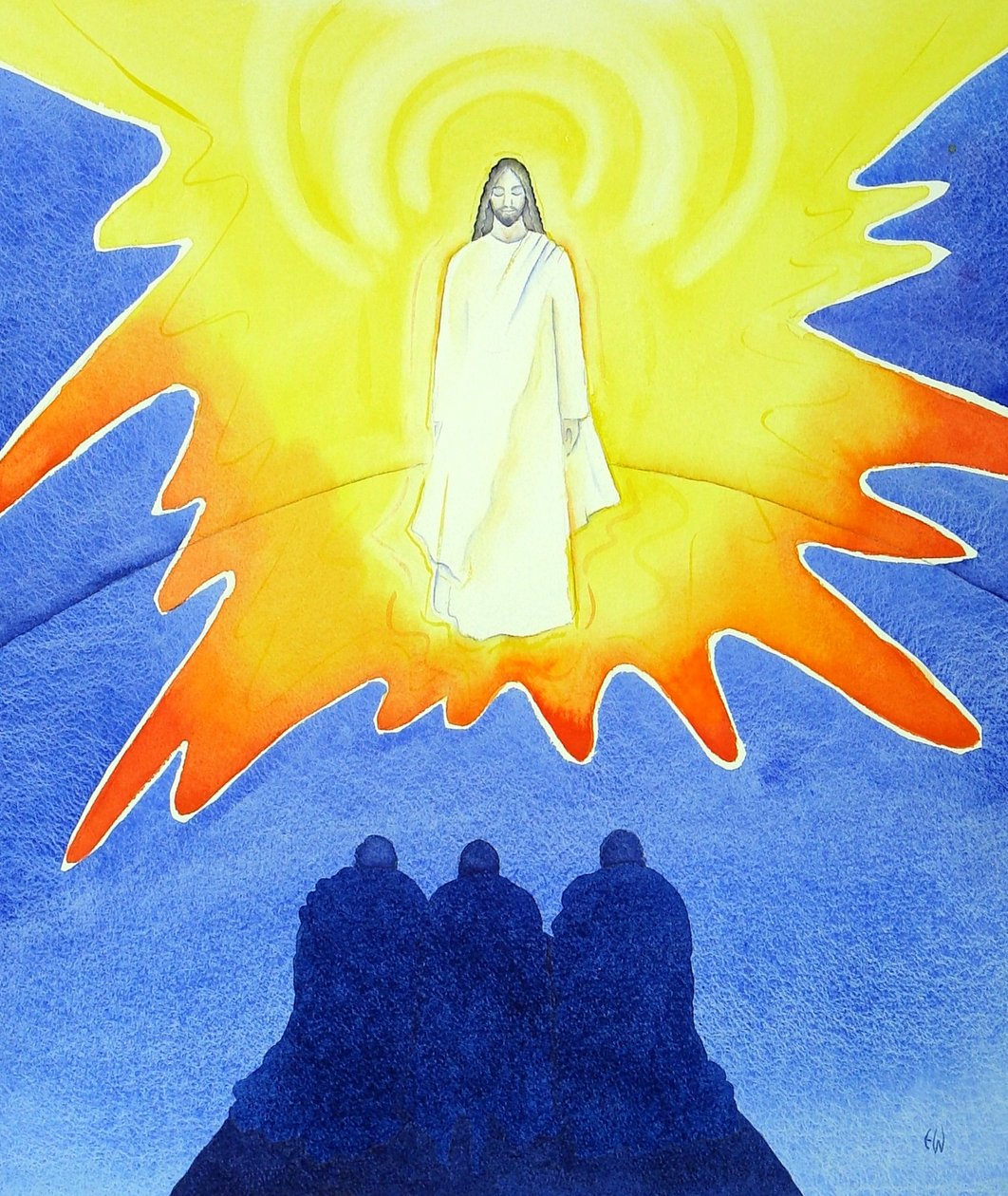 The Transfiguration, 2001 (w/c på papir) af Elizabeth Wang
