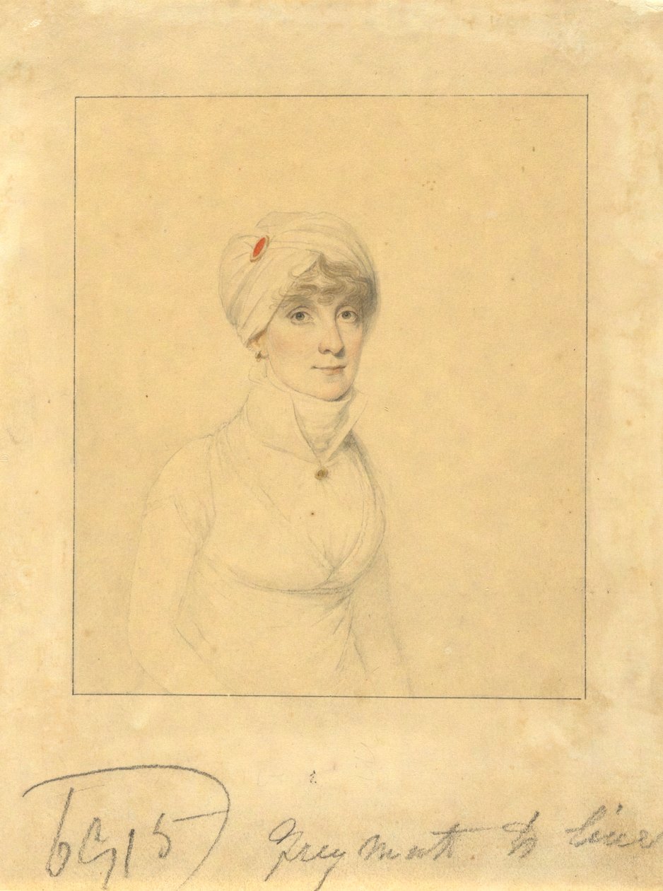 Faith Trumbull (datter af guvernør John Trumbull, Jr.; hustru til Daniel Wadsworth fra Hartford) af Elkanah Tisdale