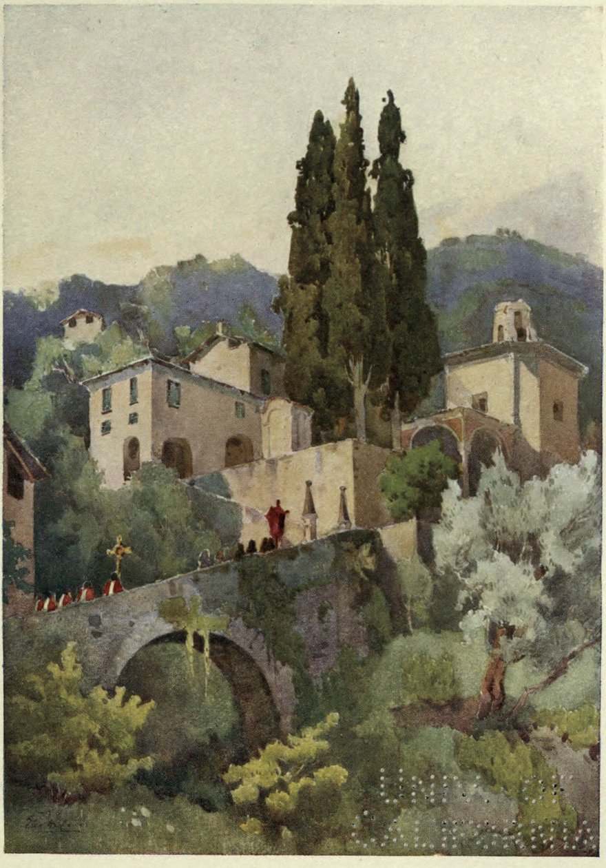 La Madonna della Pace, Comosøen, Illustration fra 