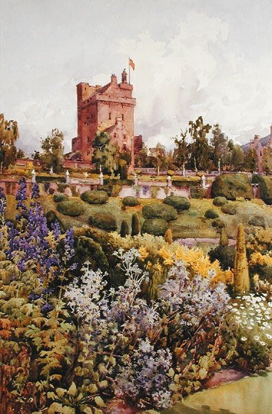 Gardens of Drummond Castle af Ella Du Cane