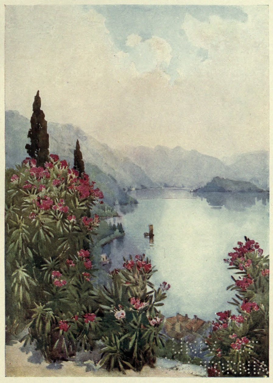 Villa Serbelloni, Lago di Como, Illustration fra 