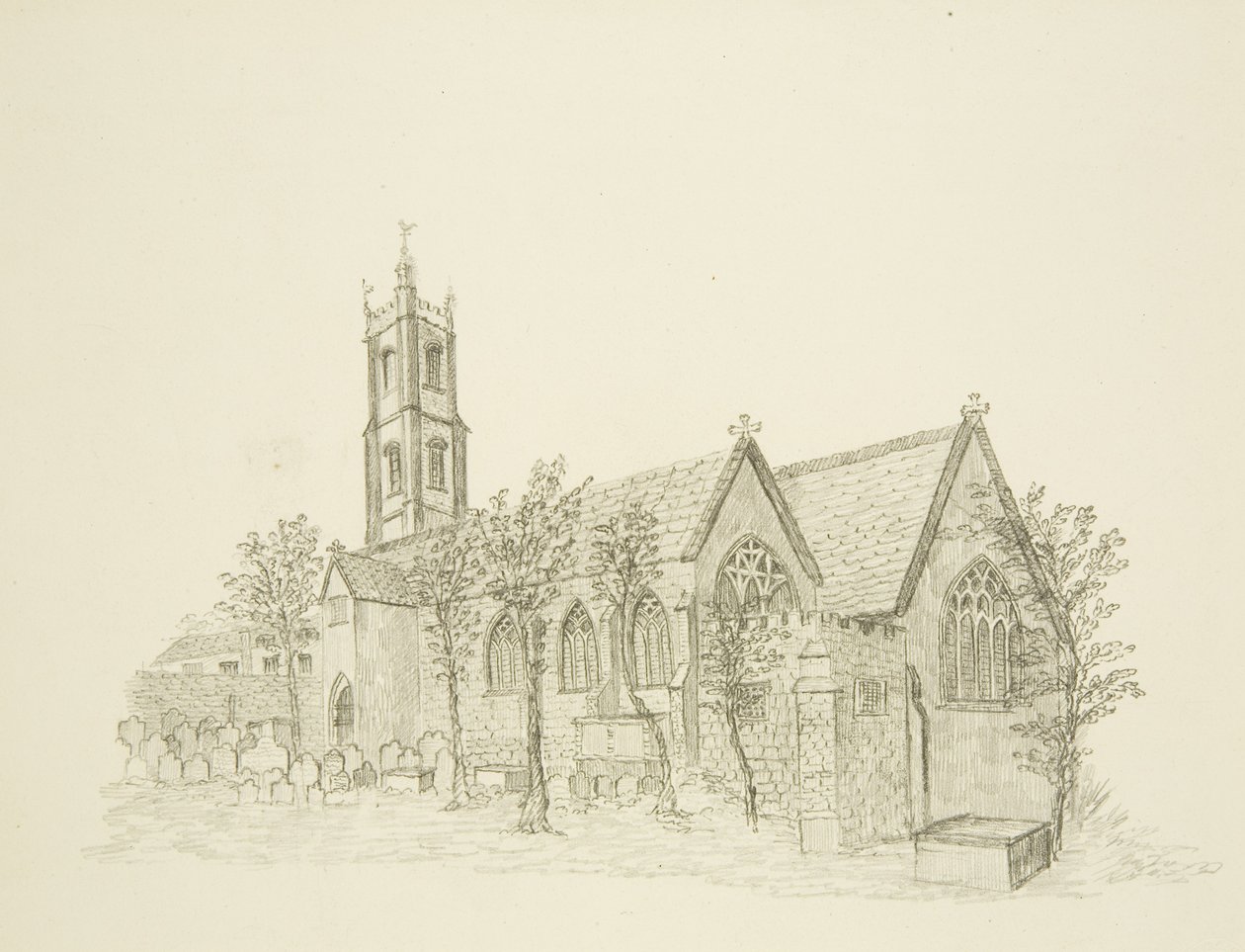 Den gamle St Michaels kirke af Ellen Eden