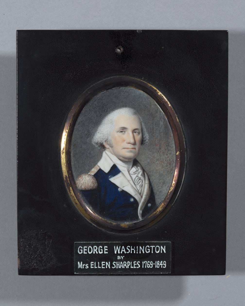 George Washington, sandsynligvis 1803 (akvarel på elfenben) af Ellen Sharples