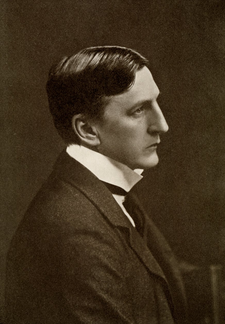 Alfred Edward Woodley Mason, britisk forfatter, 1910. af Elliott and Fry