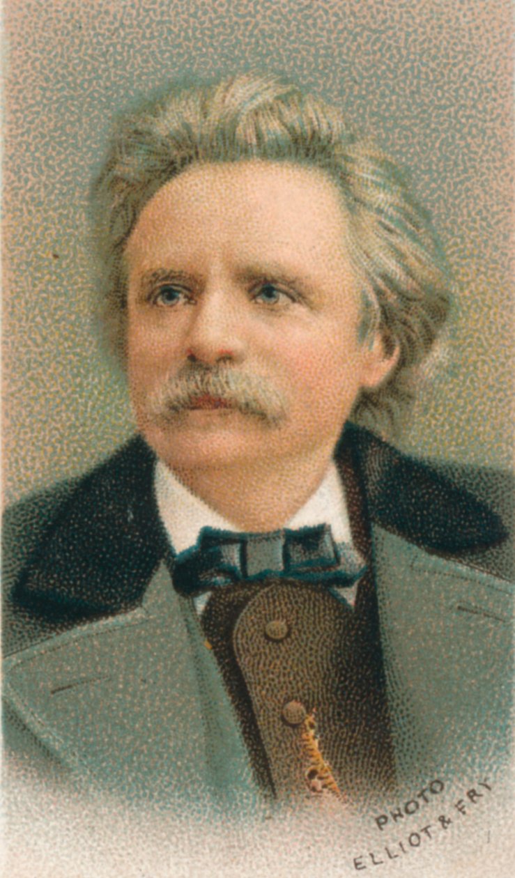 Edvard Hagerup Grieg 1843-1907, norsk komponist og pianist, 1911 af Elliott and Fry