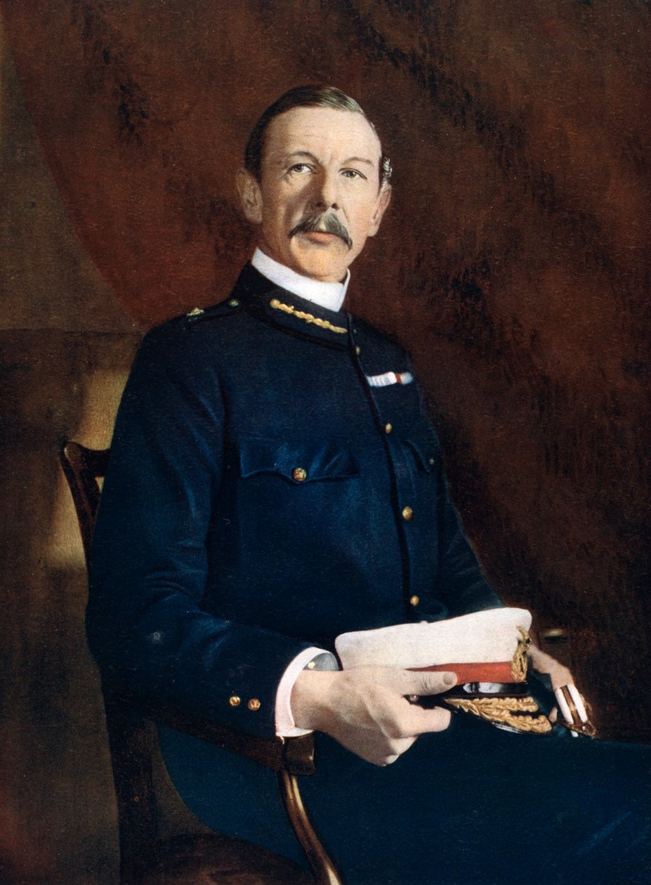 Generalløjtnant Sir HE Colvile, chef for 9. division, South Africa Field Force, 1902. af Elliott and Fry
