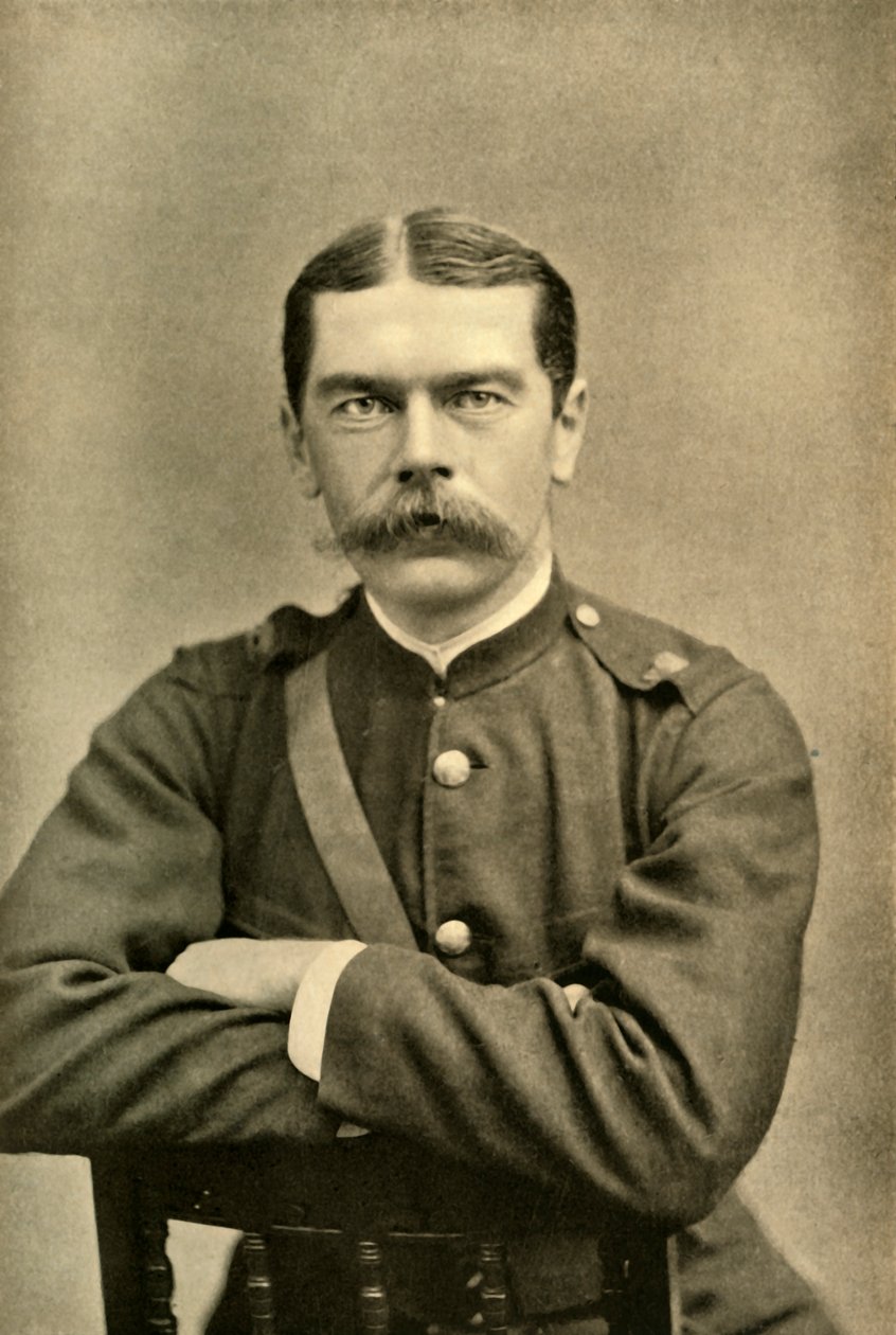 Lord Kitchener af Khartoum, c1885, 1901. af Elliott and Fry