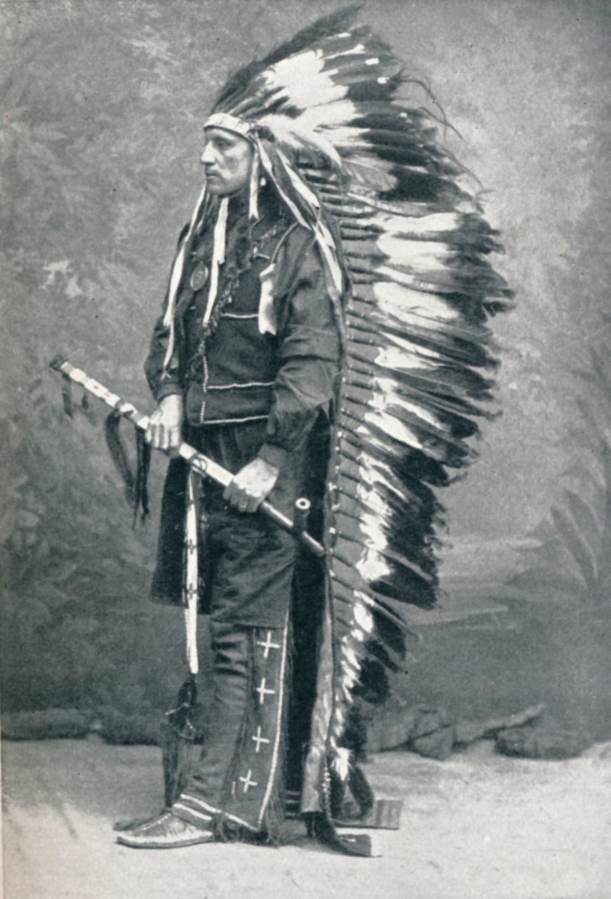 Nordamerikansk indianer, 1912 af Elliott and Fry