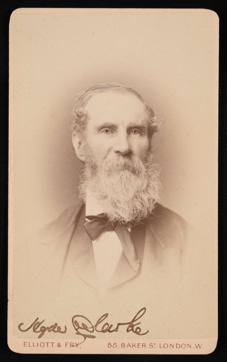 Portræt af Hyde Clarke 1815-1895, før 1876. af Elliott and Fry