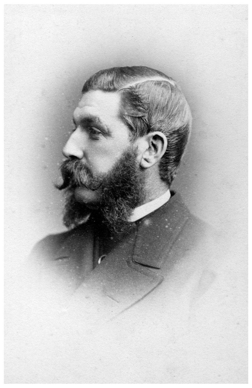 Portræt af en mand, c1880-1909. af Elliott and Fry