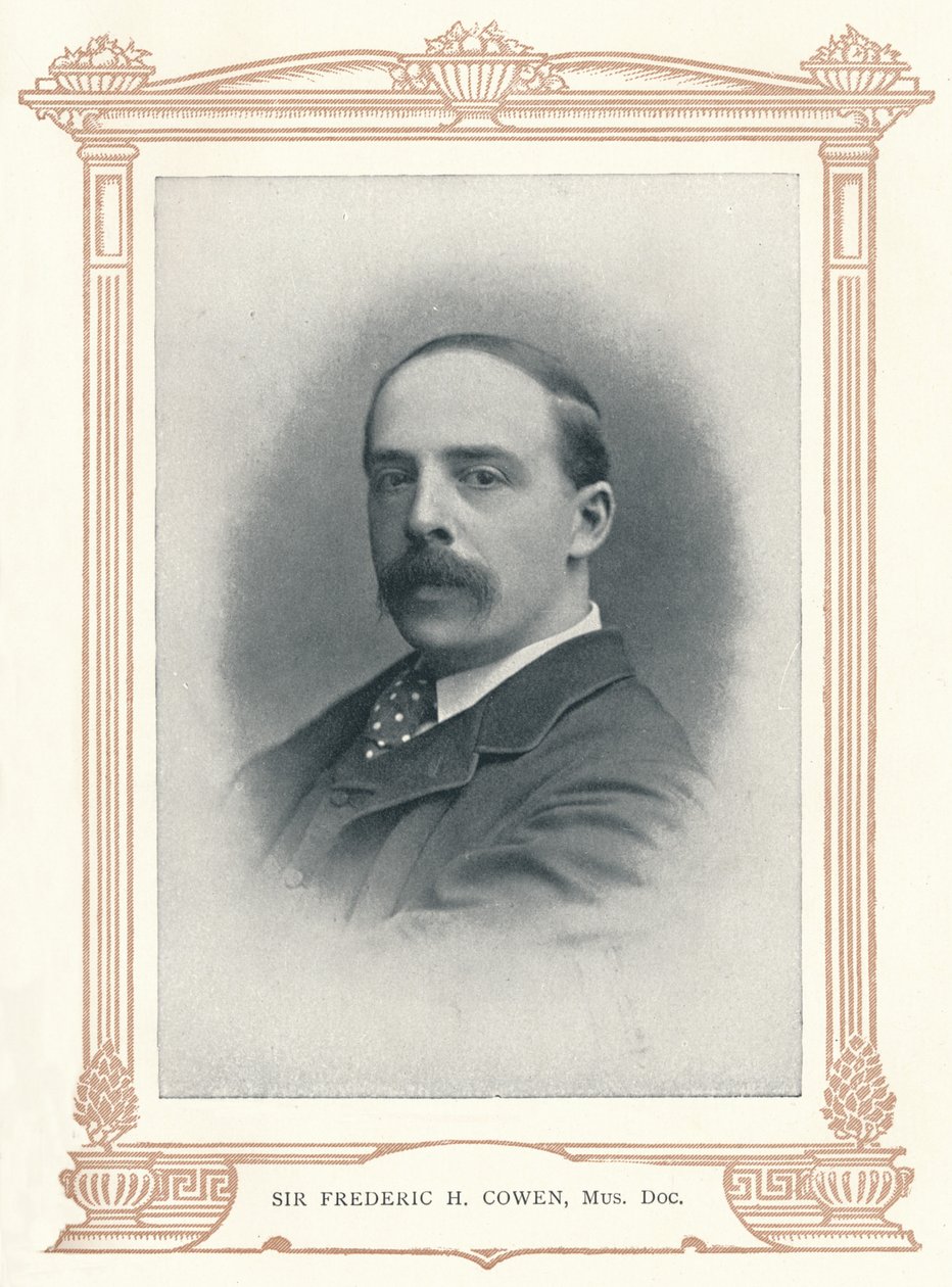 Sir Frederic H. Cowen, Mus. Dok., 1910. af Elliott and Fry